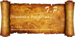 Theobald Palóma névjegykártya